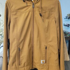 Carhartt Men's Brown Hooded Jacket